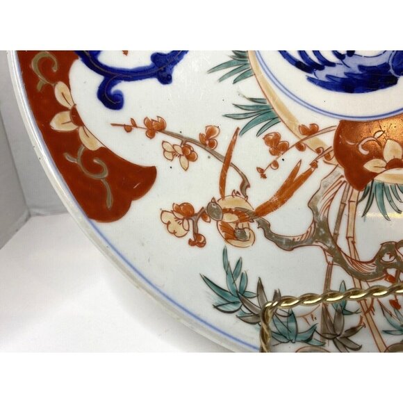 Antique Arita Ware Fukaumi Takeji Serving Plate late 1800's - Picture 5 of 9